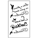 Hình Xăm Dán Kiểu Hoạt Hình Xinh Xắn Phong Cách Hàn Quốc