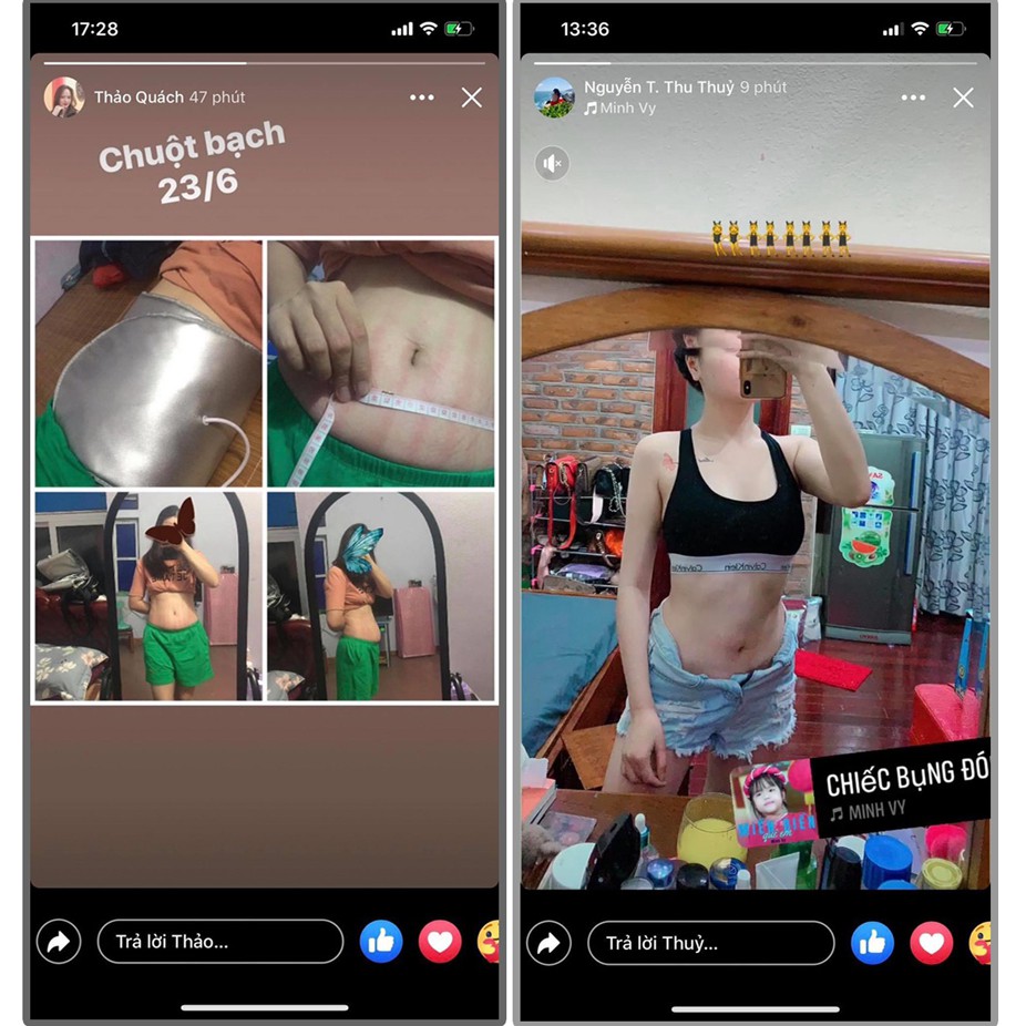 Đai Quấn Nóng Giảm Béo Bụng Kết Hợp RUNG 3 Cấp Độ Làm TAN MỠ BỤNG - Thẩm Mỹ Huyền Trang NANOCEE