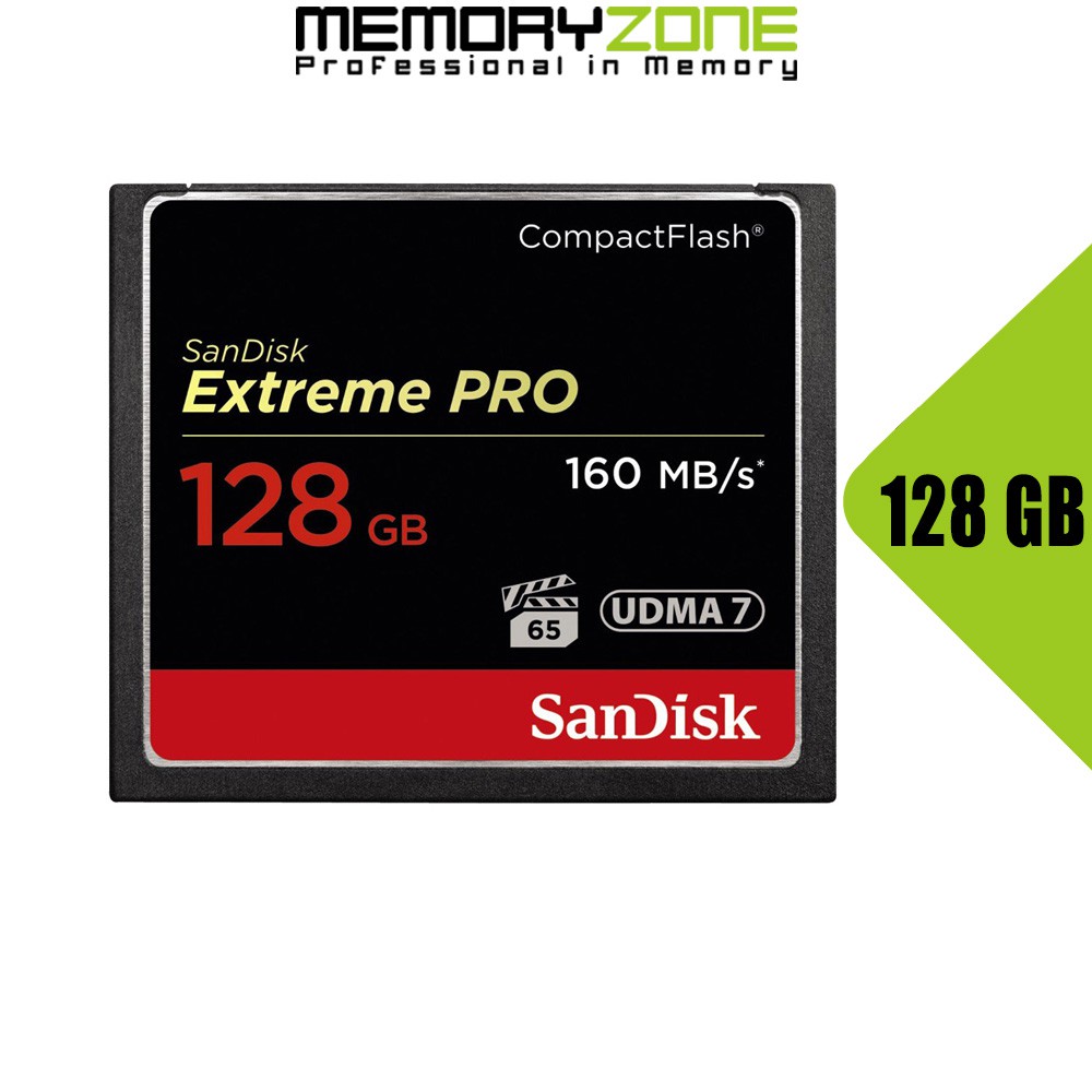 [Mã 55ELSALE1 giảm 7% đơn 300K] Thẻ Nhớ CompactFlash (CF) SanDisk Extreme Pro 128GB 1067X SDCFXPS-128G-X46