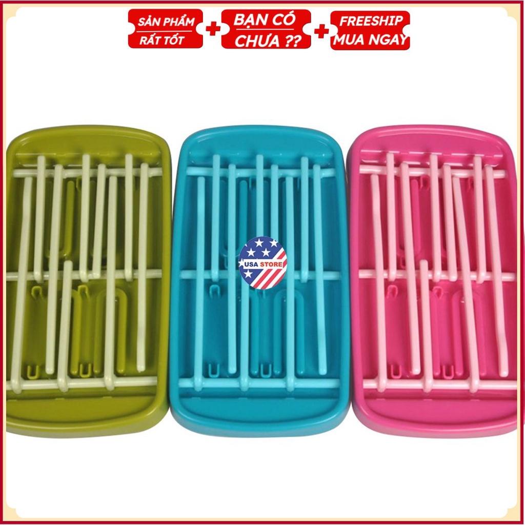 Giá Phơi Bình Sữa, Khay Phơi Cốc 9 THANH Hàng Đẹp