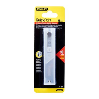 Lưỡi dao rọc cáp thẳng 18mm stanley 11-301t