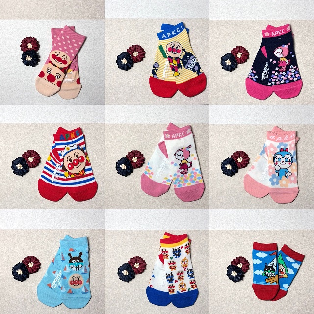 TẤT GIỮ ẤM CHO BÉ HIỆU ANPANMAN SẢN XUẤT TẠI NHẬT BẢN