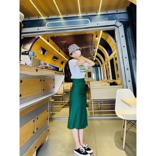 Set Sunny Aó thun + Chân váy xẻ