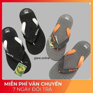 Dép xỏ ngón kẹp tông nam cao cấp màu cam đen