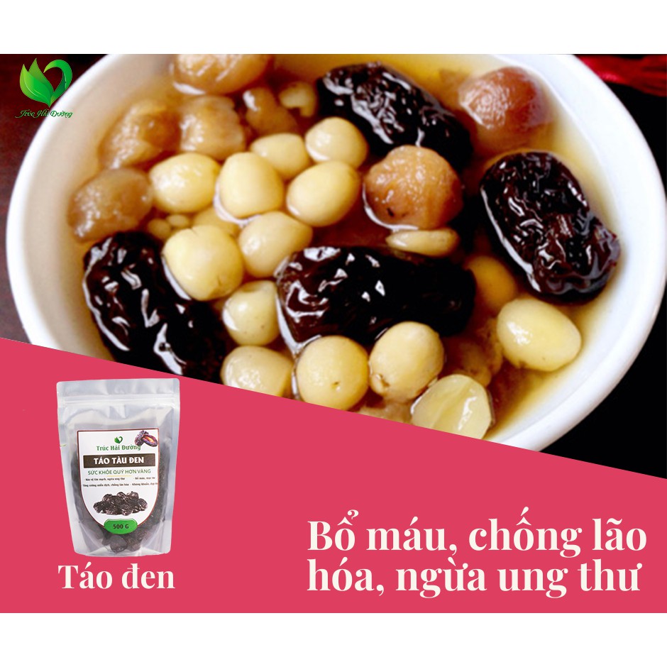 ✅[HÀNG CAO CẤP] Táo Tàu Đen Bổ Máu 500g (Loại Đẹp)