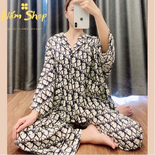 <Big Size> Đồ Bộ Pijama Cánh Dơi Lụa Mango Siêu Đẹp