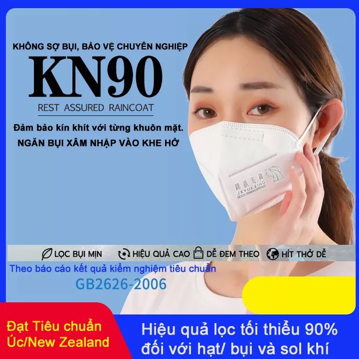 Khẩu trang KN90 chuyên dụng lọc bụi NANO - PM2.5 Micromet, CHỐNG BỤI - VIRUS - KHÁNG KHUẨN