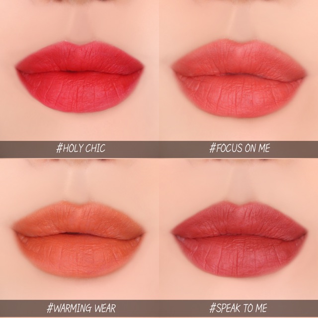 Son thỏi 3CE soft matte lipstick vỏ trong suốt Clear layer