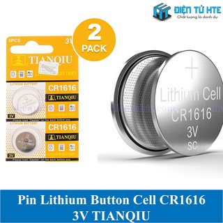 Pin lithium cell tianqiu cr1616 1616 3v
