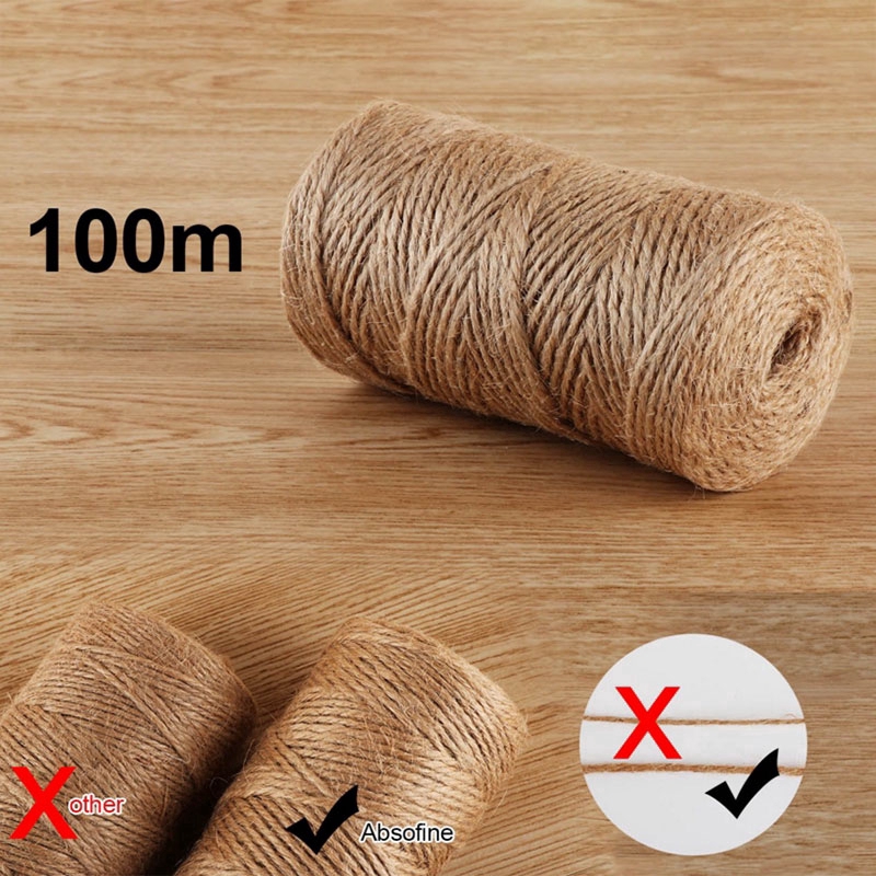 Cuộn Dây Đay 100m Làm Đồ Trang Trí