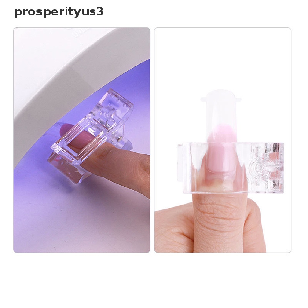 [prosperityus3] Nail Clip PVC Nail Fake Finger Extension UV Gel Manicure Art Builder Tool New [new]