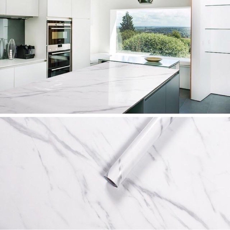XẢ lỗ 5M decal tráng nhôm keo sẵn dán bếp nhà tắm chống nước