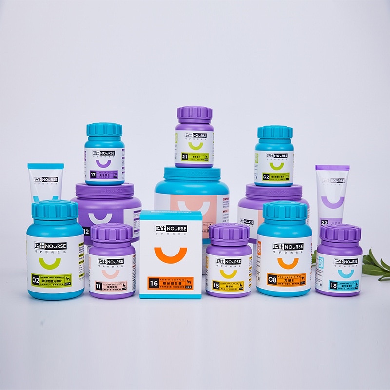 Combo 10 Viên Vitamin Nourse Tổng hợp Lysine Canxi Taurine Dưỡng lông Vitamin cho chó mèo