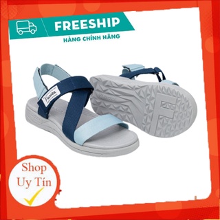 Facota | giày dép sandal nam, nữ xám phối xanh mang đi chơi đi học nn10