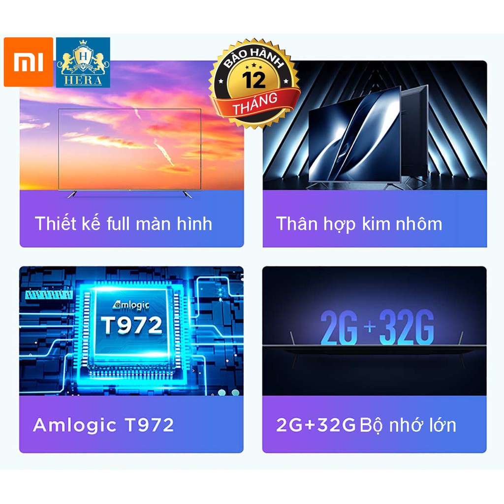 TIVI XIAOMI 55 INCH E55S PRO ULTRA HD 4K GIẢI MÃ 8K CÔNG NGHỆ 5G HÀNG CHÍNH HÃNG BẢO HÀNH 12 THÁNG