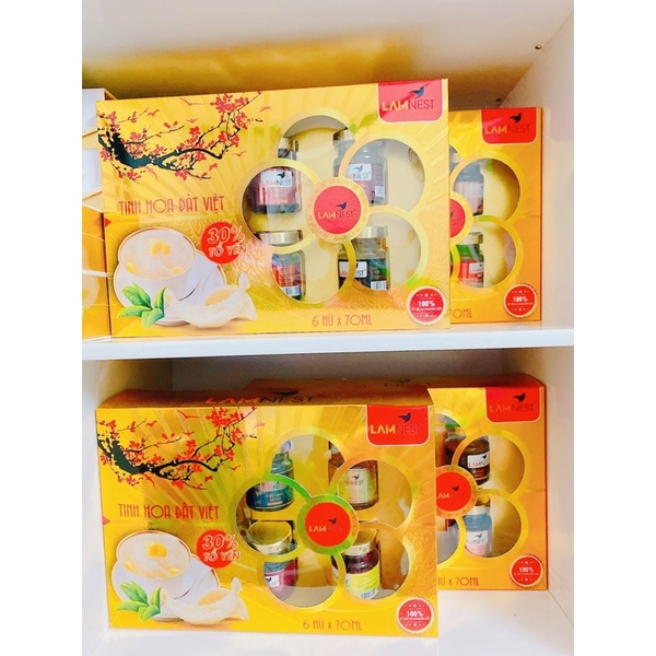 Lốc 6 hủ yến sào lamnest - quà biếu [tặng 1 hủ] | BigBuy360 - bigbuy360.vn