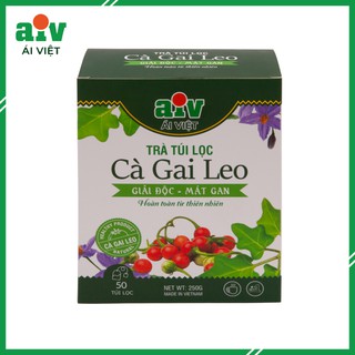 Trà túi lọc Cà Gai Leo Ái Việt - mát gan thanh lọc cơ thể (250gr - 50 túi)