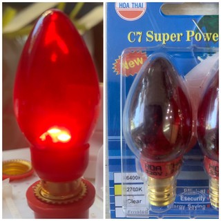 Bộ 2 bóng ớt led Hoà Thái tiết kiệm điện 1w