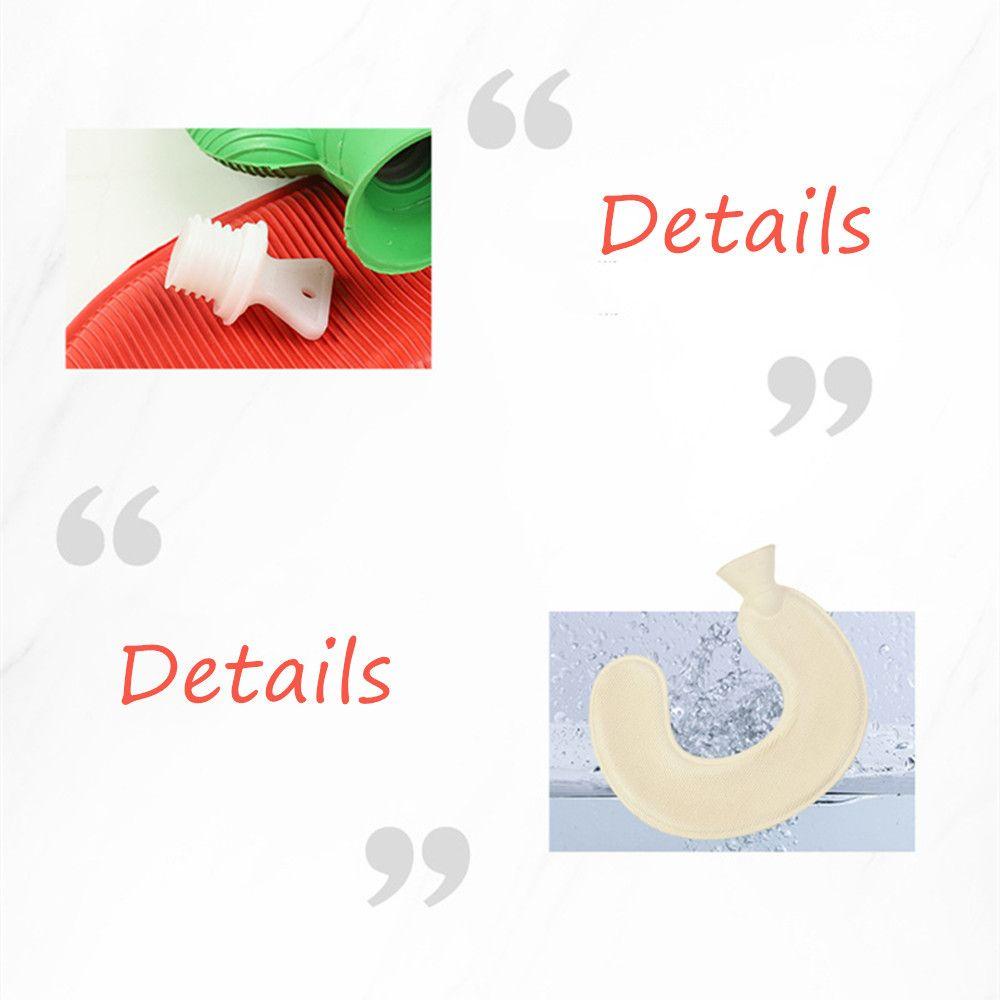 Túi Chườm Nóng Hình Chữ U Phủ Lông Mềm Mại Bảo Vệ Cổ Chống Nổ Có Thể Tháo Rời