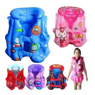 Áo phao tập bơi đỡ cổ mẫu mới cho bé, Áo phao bơi an toàn cho bé trai bé gái