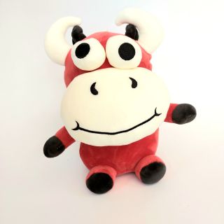 (25cm) Gấu bông con trâu mắt lồi