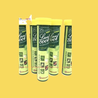 Viên Sủi Thanh Nhiệt Live Cool - Hỗ Trợ Thanh Nhiệt Giải Độc Mát Gan Tăng Sức Đề Kháng Tuýp 16 Viên