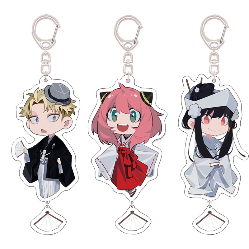 Tmdbyx Móc Khóa Hai Mặt Hình Ngôi Nhà SPY×FAMILY Loid Forger Anya Forger Yor Forger