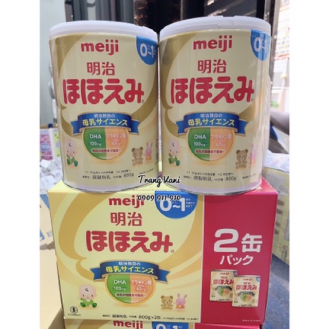 SỮA MEIJI SỐ 0(DẠNG BỘT) 800gr