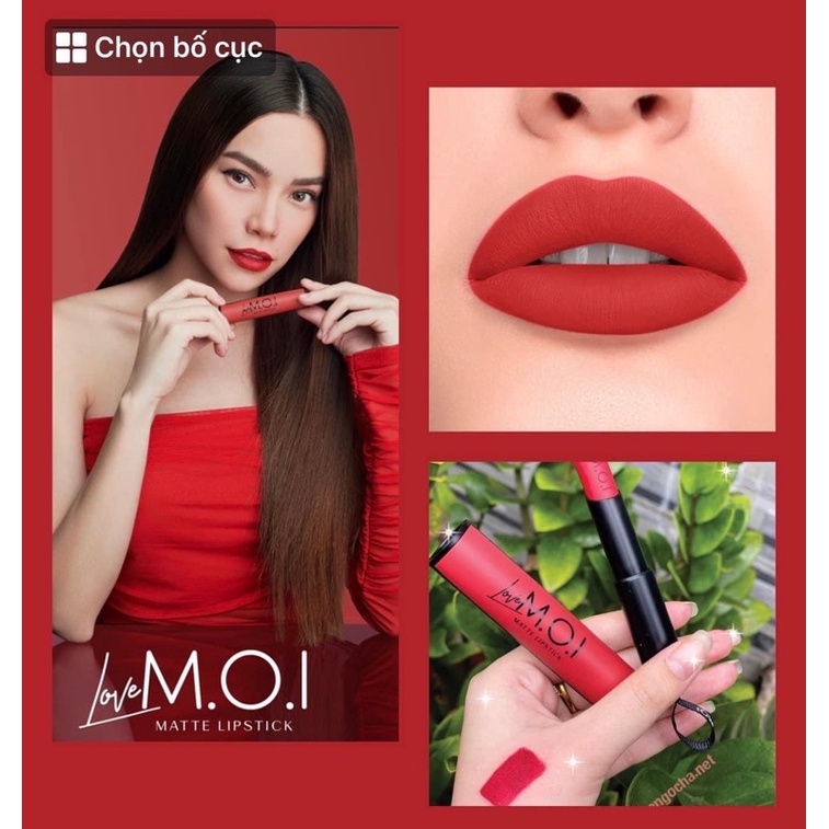 [SALE XÃ HÀNG] Son thỏi lì Lovemoi - Son LOVE M.O.I Hồ Ngọc Hà | BigBuy360 - bigbuy360.vn