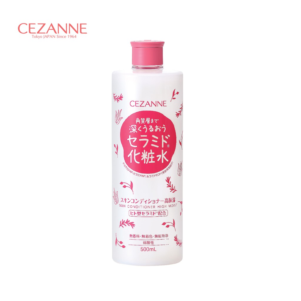 Dung dịch dưỡng ẩm tăng cường Cezanne Skin Conditioner Hight Moist - 500ml