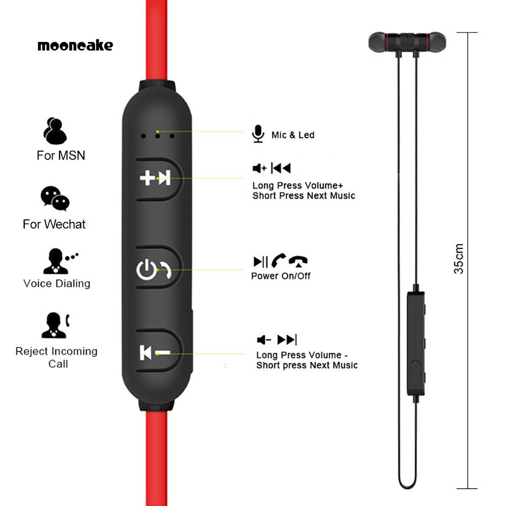 Tai Nghe Thể Thao Không Dây Bluetooth M9 Có Nam Châm