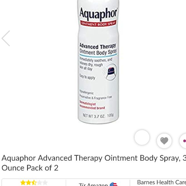 Xịt dưỡng body mềm da Aquaphor