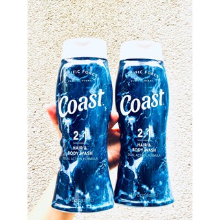 [ Mẫu mới ] Tắm gội Coast Mỹ 532ml