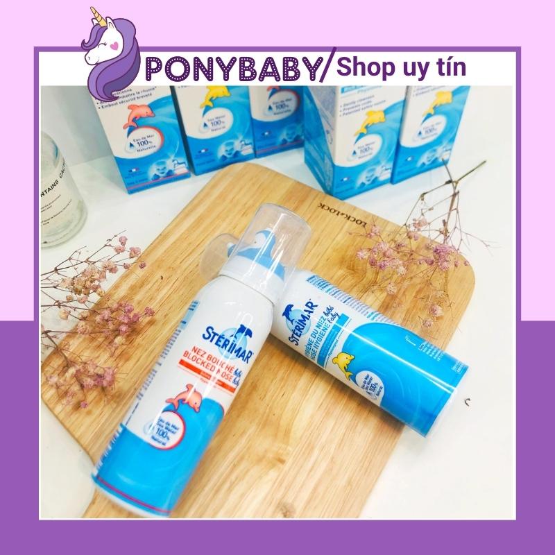 Xịt mũi cá heo Sterimar 100ml của Pháp hỗ trợ và bảo vệ đường hô hấp cho bé từ 3 tháng tuổi - Ponybaby Store