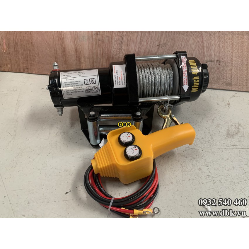 Tời điện 24V DBK 4000LBS