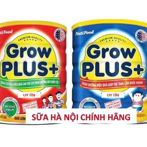 Sữa Bột Grow Plus Đỏ / Xanh NutiFood 1500 g