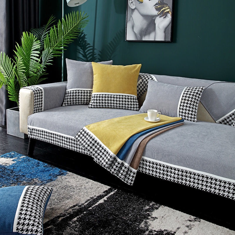 Tấm lót ghế sofa bằng da cao cấp phong cách cổ điển