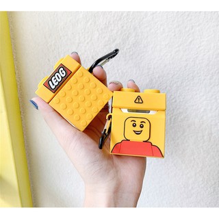 Ốp / Bao / Case airpods silicon hình Lego