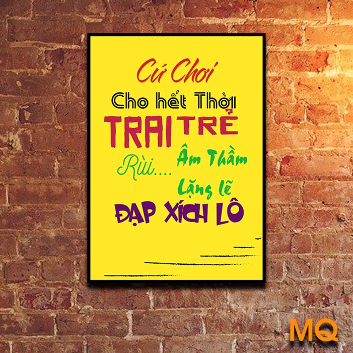 Ablum Tranh Slogan Treo Trang Trí Văn Phòng Làm Việc Đẹp Có Khung Viền Nổi Hiện Đại 9-16