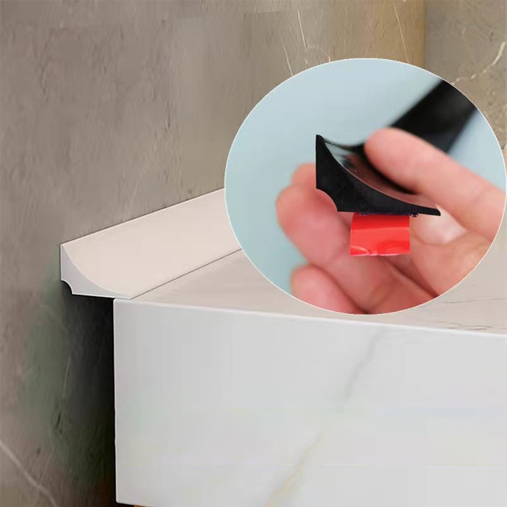 A-LIFE Dải Chặn Nước Bằng Silicone Có Thể Uốn Cong Cho Nhà Bếp / Phòng Tắm