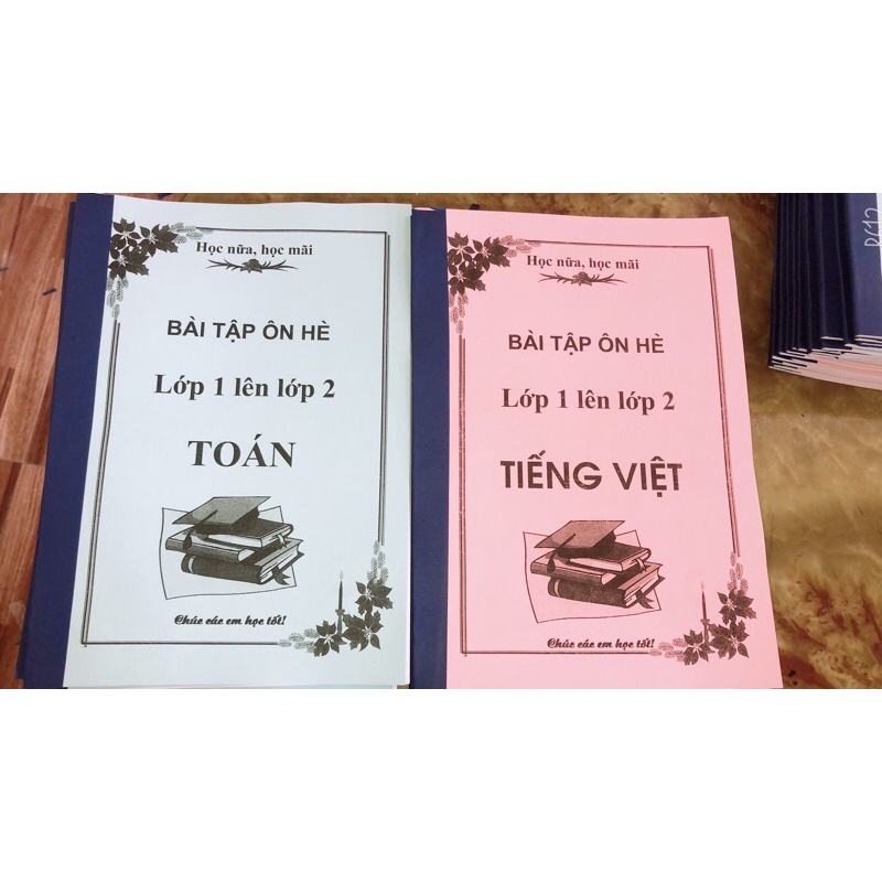 (CỰC RẺ ❤️❤️❤️) BỘ BÀI TẬP ÔN HÈ TIỂU HỌC ( từ lớp 1 đến lớp 5)