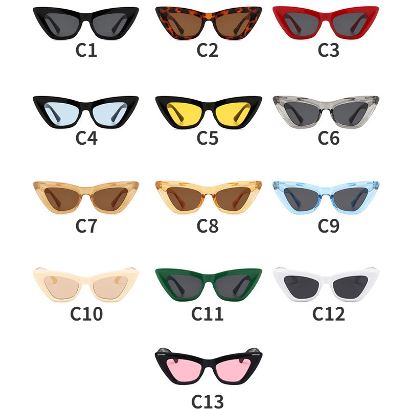 Kính Mát Hình Mắt Mèo Thời Trang Cho Nữ