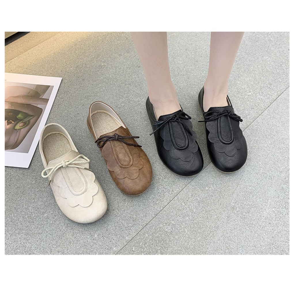 Giày Búp Bê Mềm Phong Cách Retro 2021 Cho Nữ | BigBuy360 - bigbuy360.vn