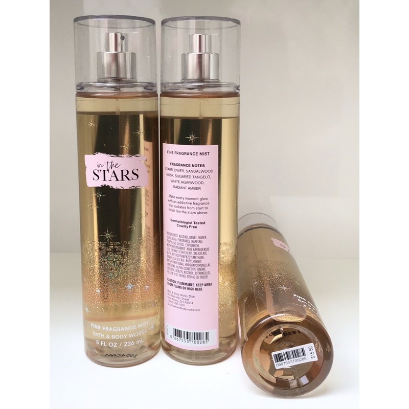 ✨[BILL Mỹ] Xịt thơm toàn thân 𝐈𝐍 𝐓𝐇𝐄 𝐒𝐓𝐀𝐑𝐒 Body mist BBW BEST SELLER Bath and Body Works 236ml | Thế Giới Skin Care