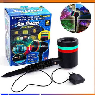 Đèn trang trí chiếu sao ngoài trời laser star shower trang trí