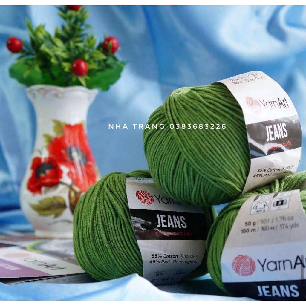 Len Jeans - Yarn Art (Bảng màu 2)