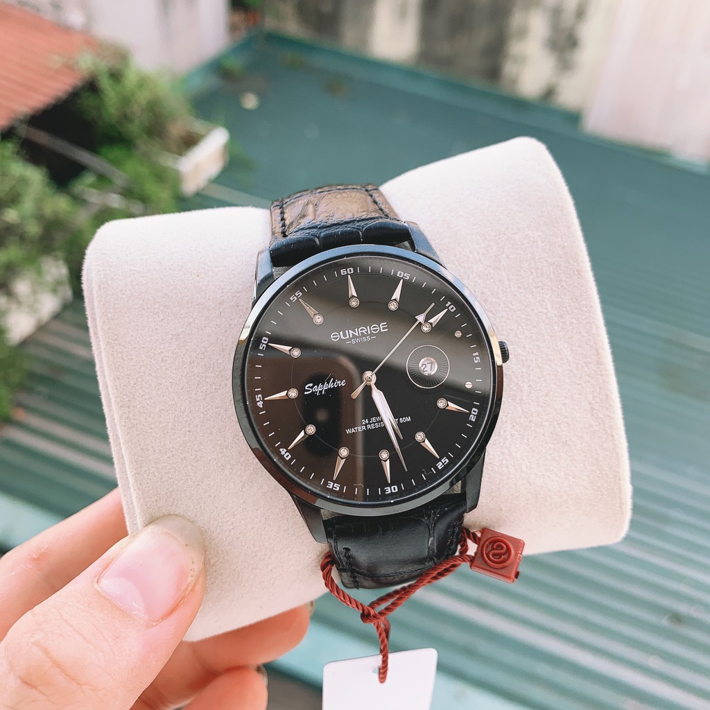 Đồng hồ nam sunrise SR 01 chống xước tốt mặt saphire