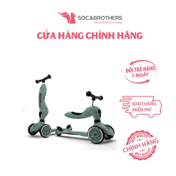 Xe scooter trẻ em Scoot and Ride Highwaykick 1 màu Forest