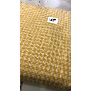 Vải đũi kẻ xốp