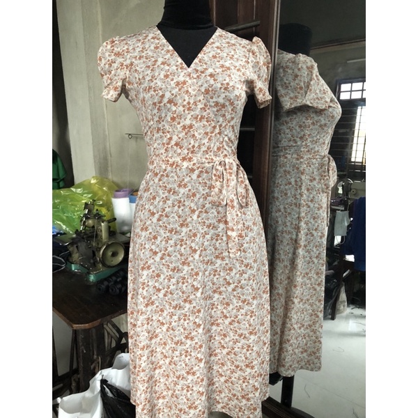 váy lụa shop may, size S M L